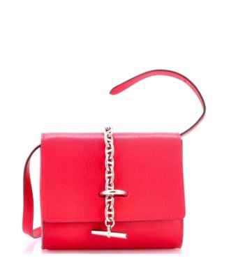 Pre-Owned Hermes Chaine d'Ancre To Go Wallet Chevre Chamkila