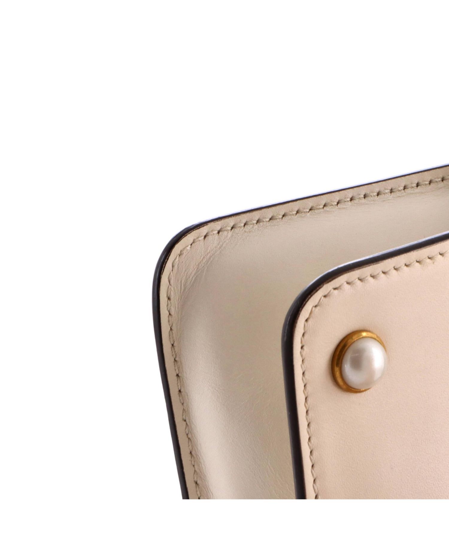 Mini Broadway Pearly Bee Shoulder Bag Embellished Leather
