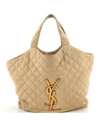 Maxi Icare Shopping Tote Quilted Nubuck