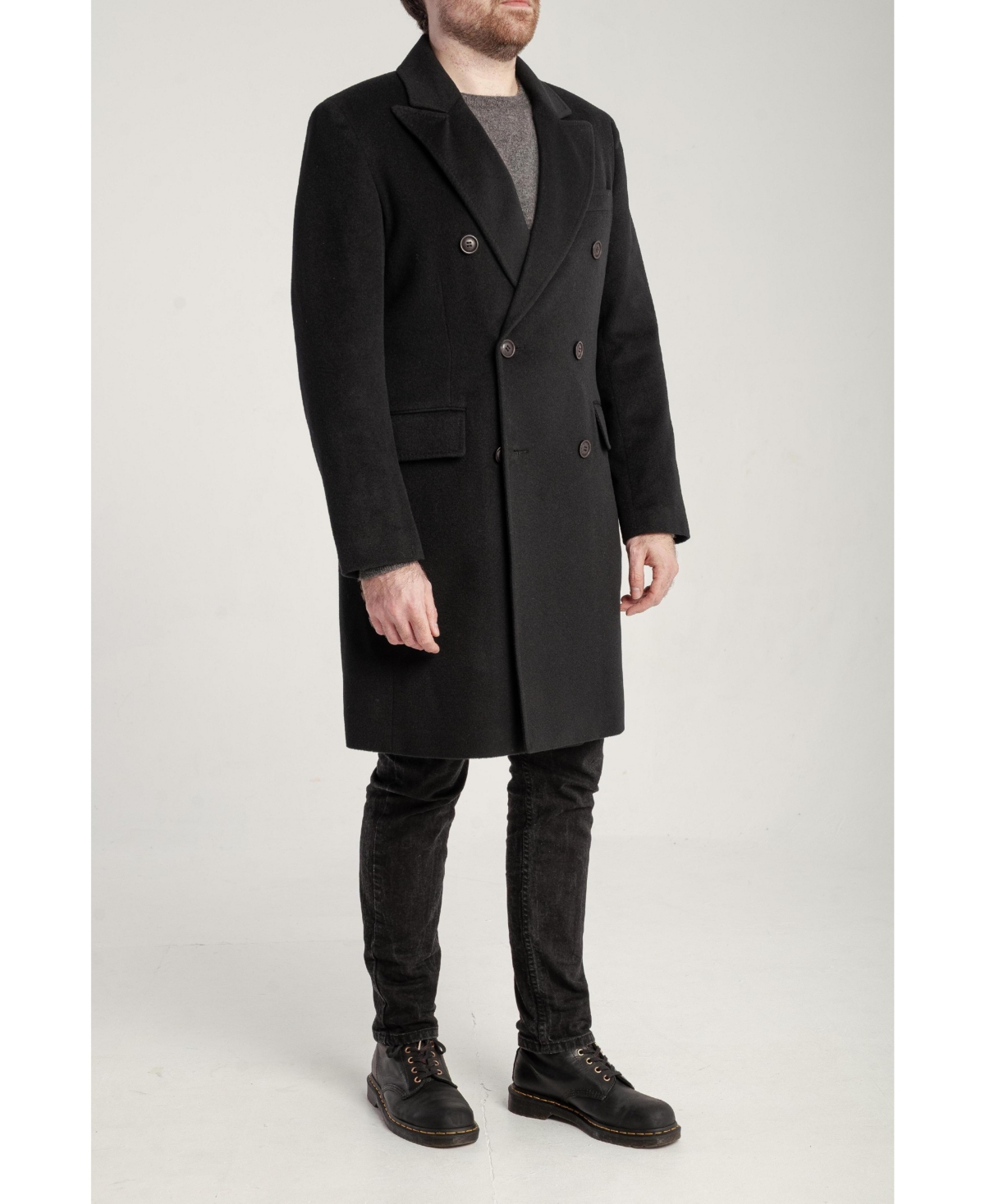 1982 Men's Cashmere Lapel Coat