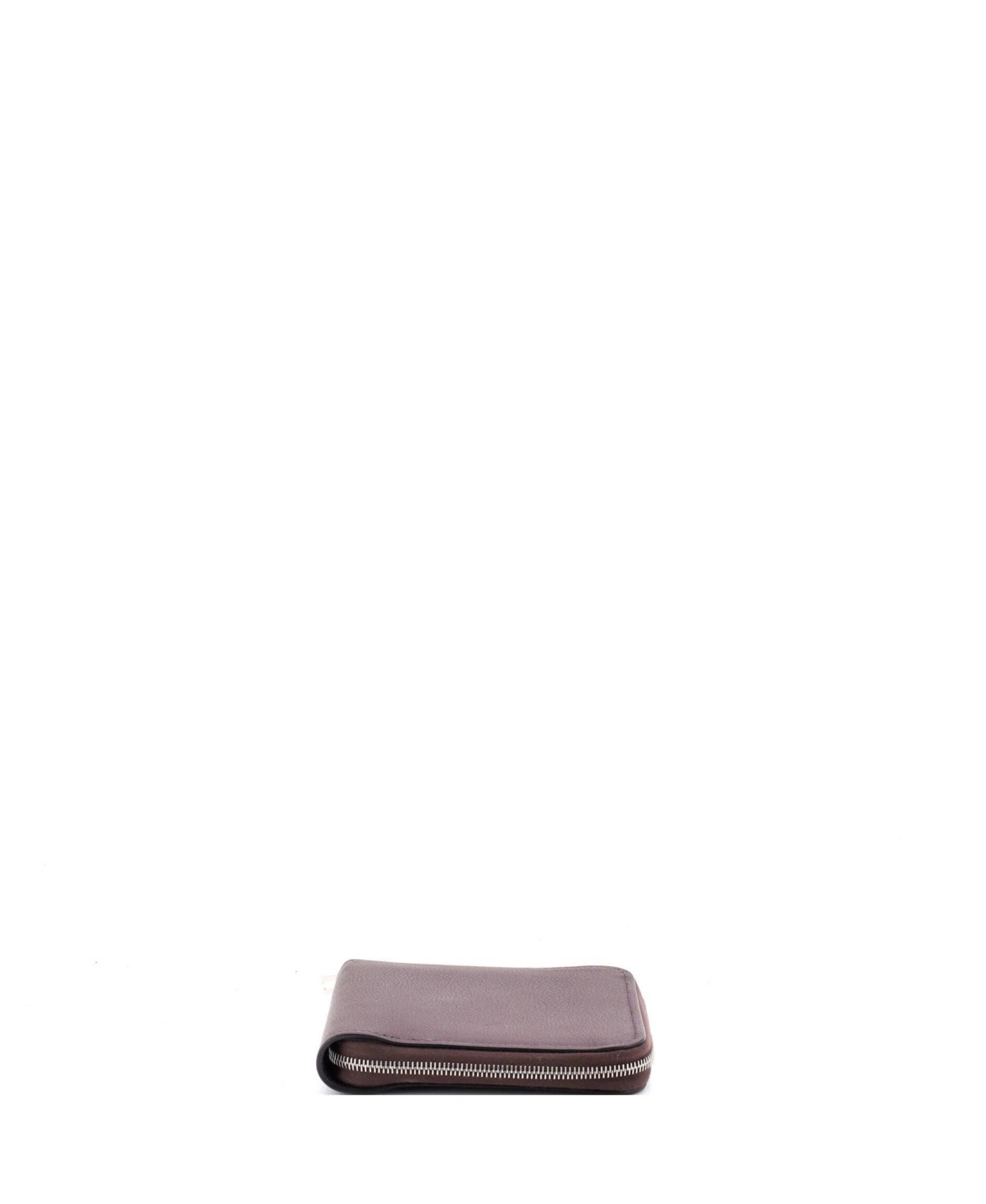Pre-Owned Hermes Compact Zipengo H Verso Bifold Wallet Leather