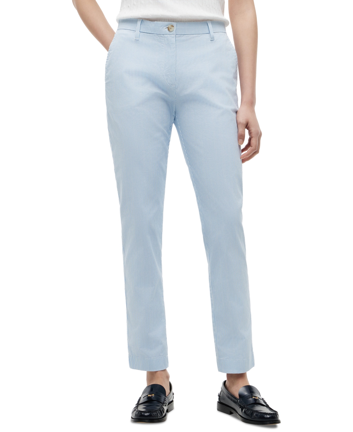 Tommy Hilfiger Women's Twill-Slim Chino Pants