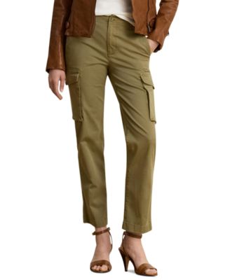 Women's Cargo Cropped Chino Pants