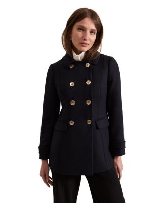Women's Aurelie Military Double-Breasted Wool-Blend Coat