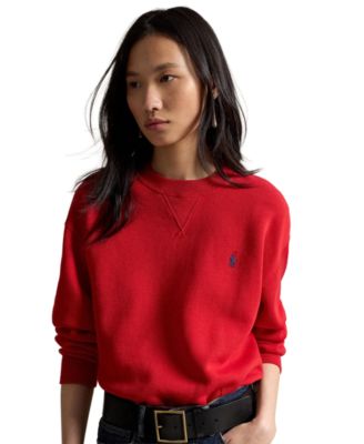 Women's Lightweight Fleece Crew Neck Sweatshirt