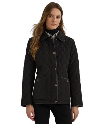 Women's Quilted Velboa-Lined Coat