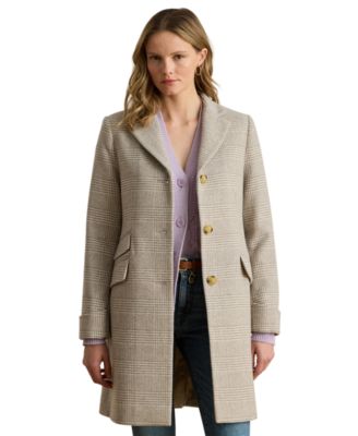 Women's Single-Breasted Walker Coat, Created for Macy's