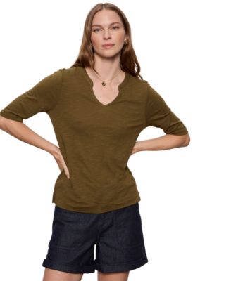 Women's Dolce Notch-Neck T-Shirt