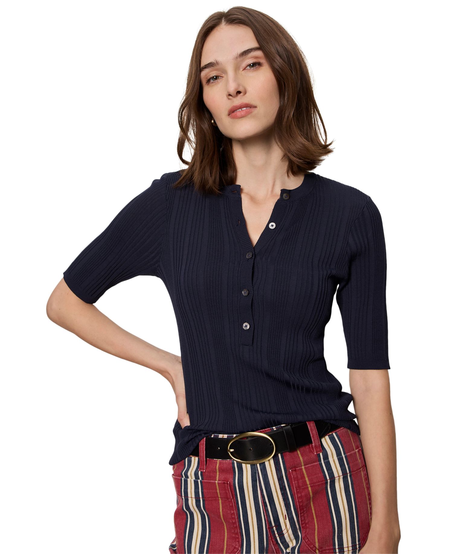 Women's Air Of Ease Half-Sleeve Top