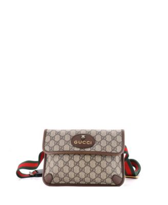 Neo Vintage Flap Belt Bag GG Coated Canvas