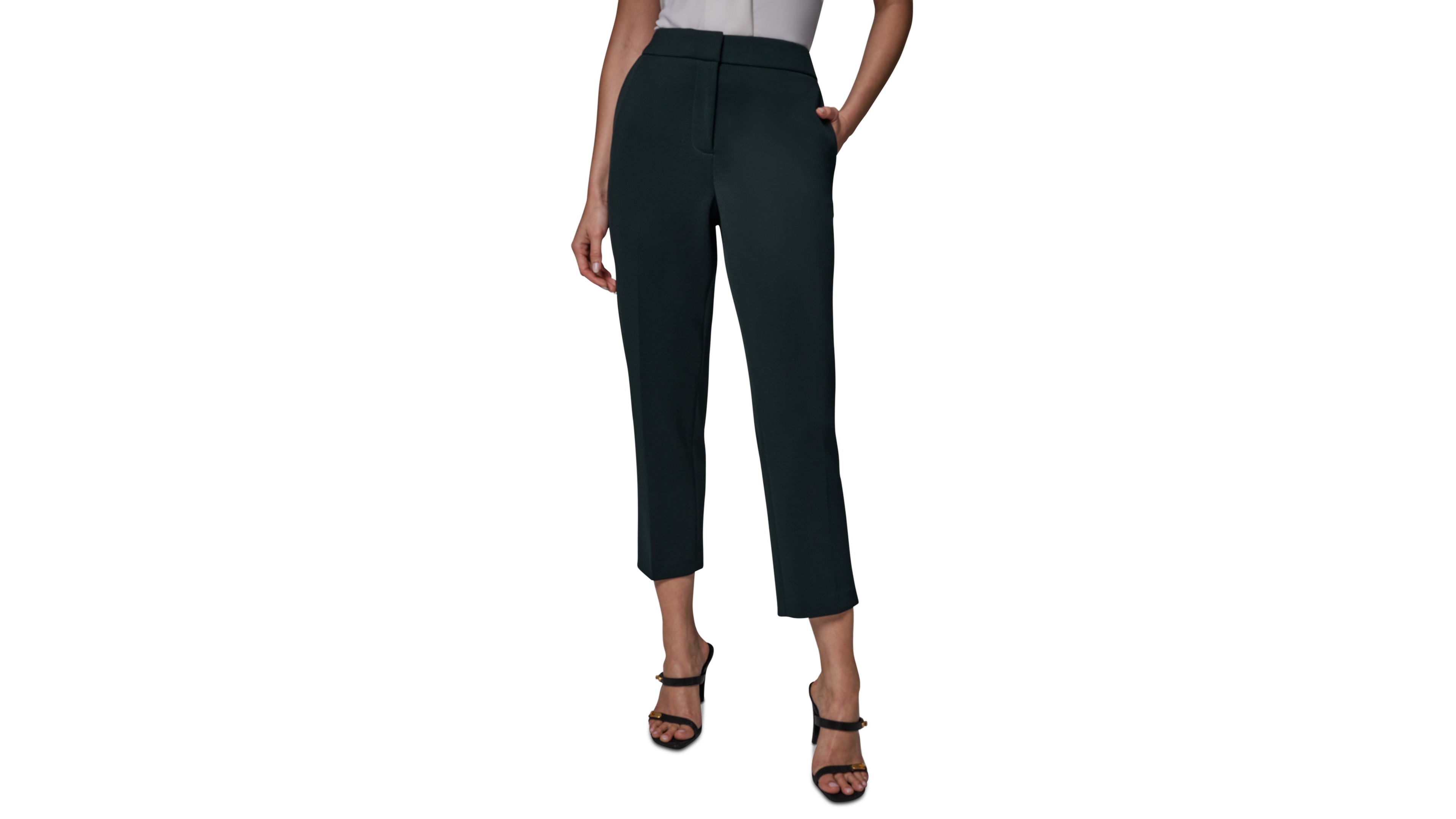 Donna Karan New York Women's Mid-Rise Ankle Pants