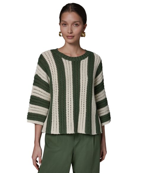 Женский свитер Donna Karan Weekend Oversized Crewneck, цвет: Кремовый