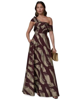 Women's One-Shoulder Evening Gown
