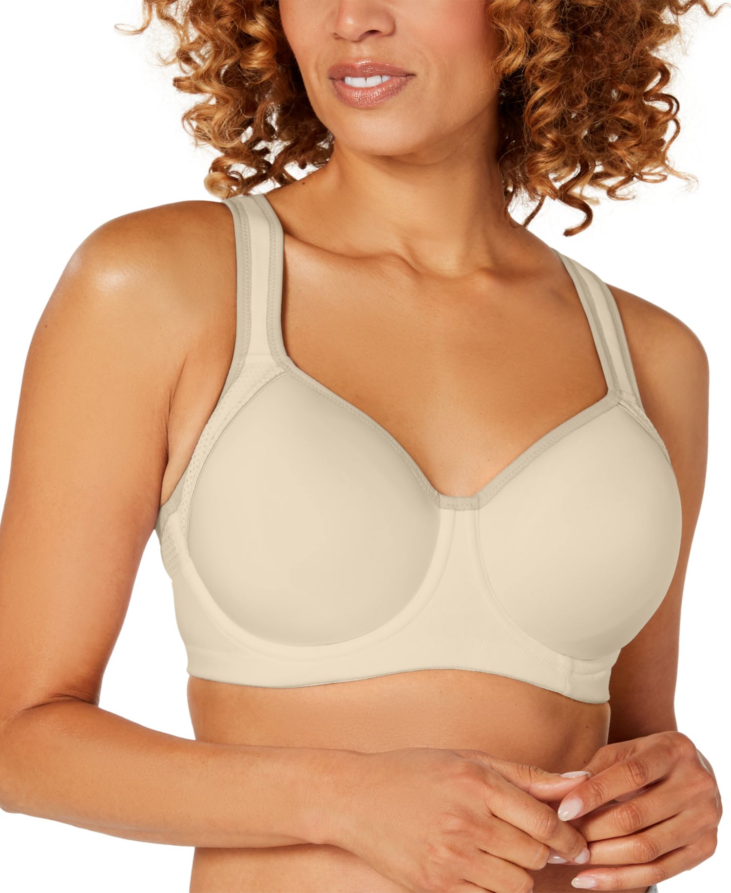 Women's Contrast Trim Contour Sport Bra 853302