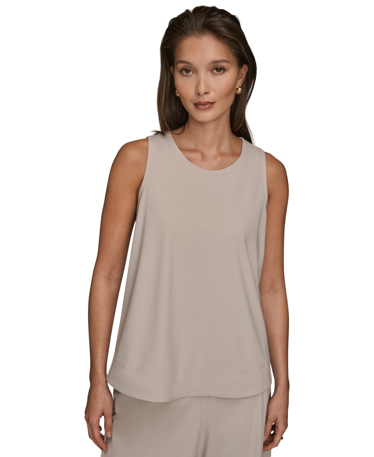 Donna Karan Weekend Women's Tricot Knit Sleeveless Top Clone