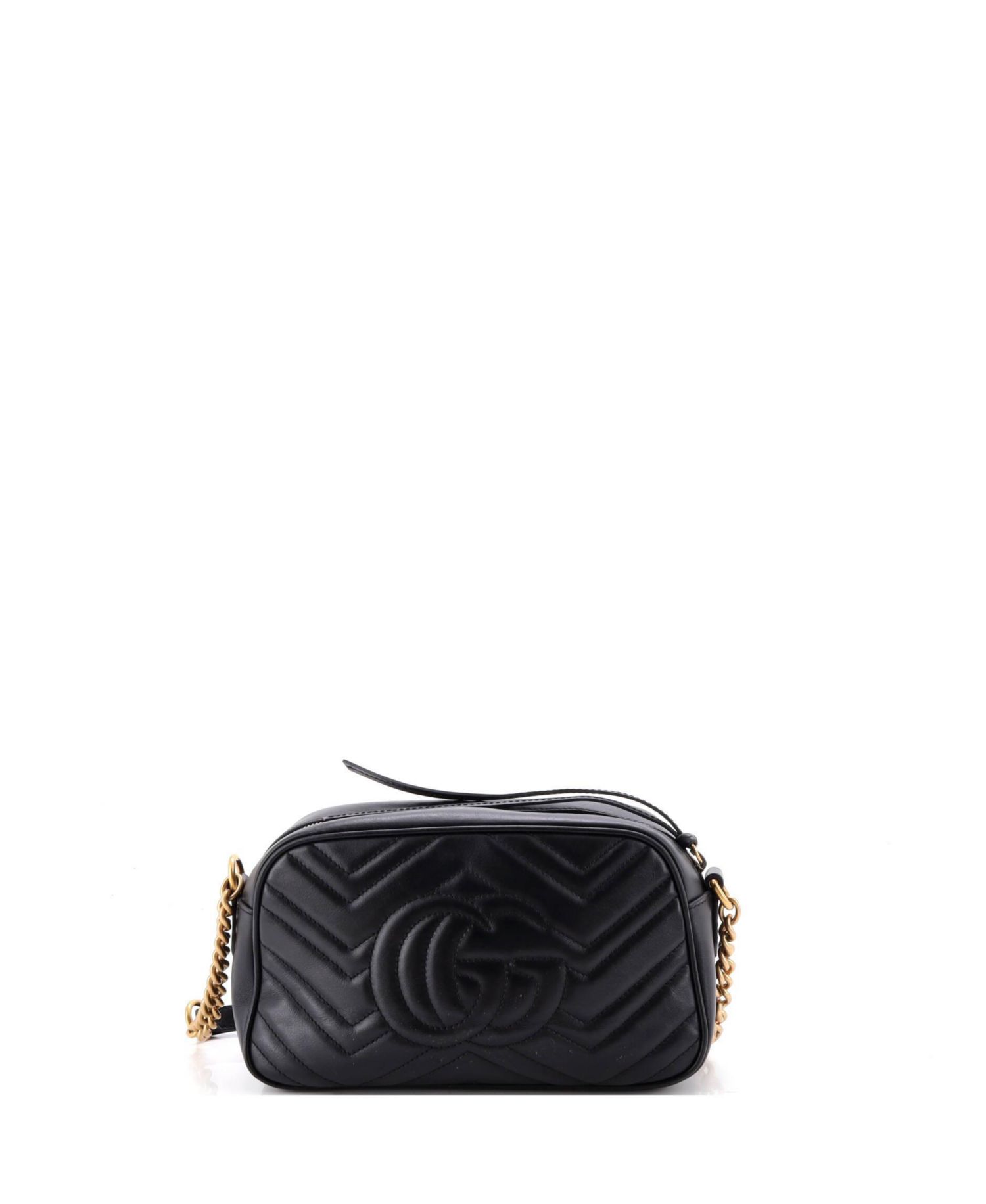 Small GG Marmont Shoulder Bag Matelasse Leather