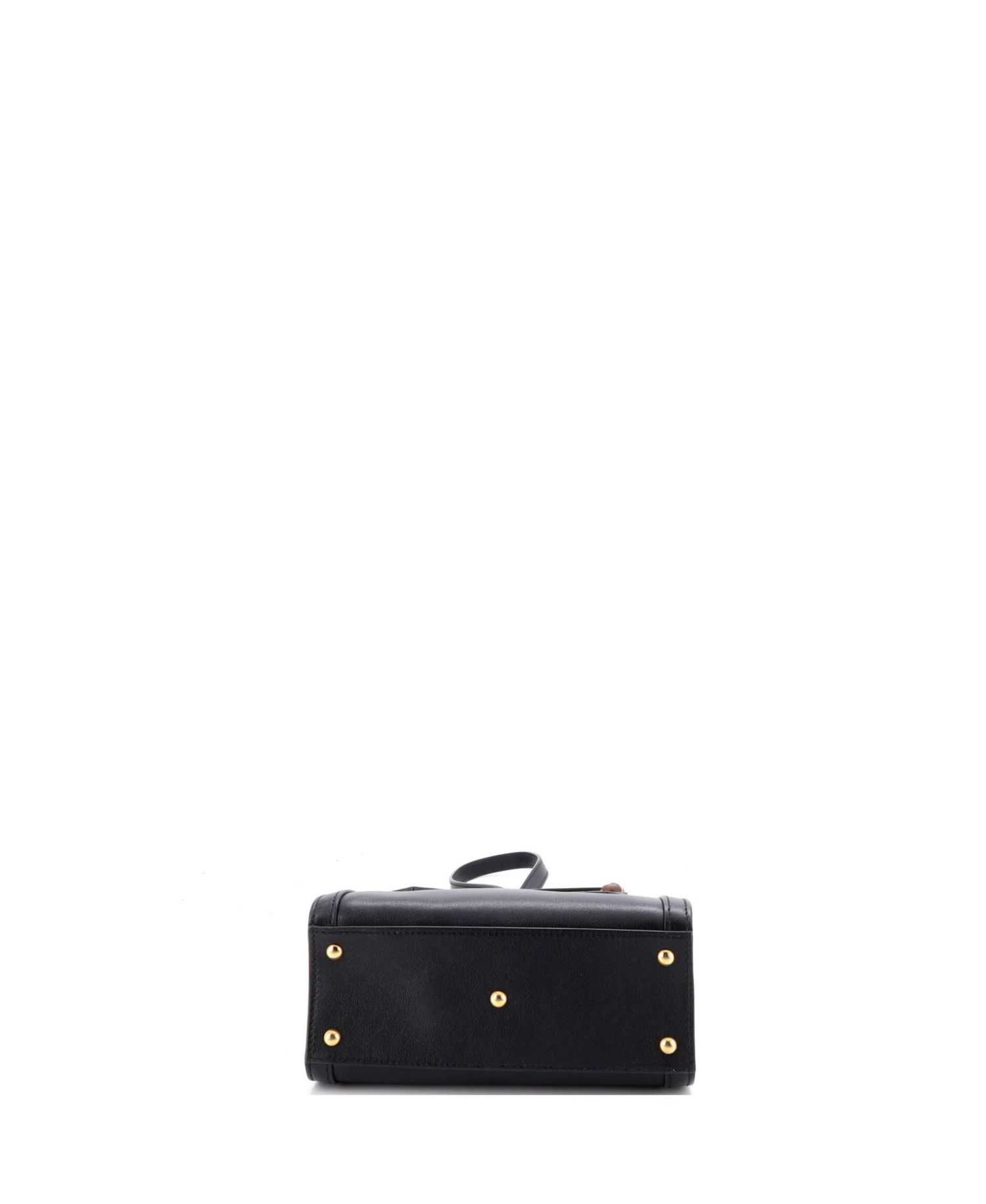 Mini Diana NM Bamboo Handle Tote Leather