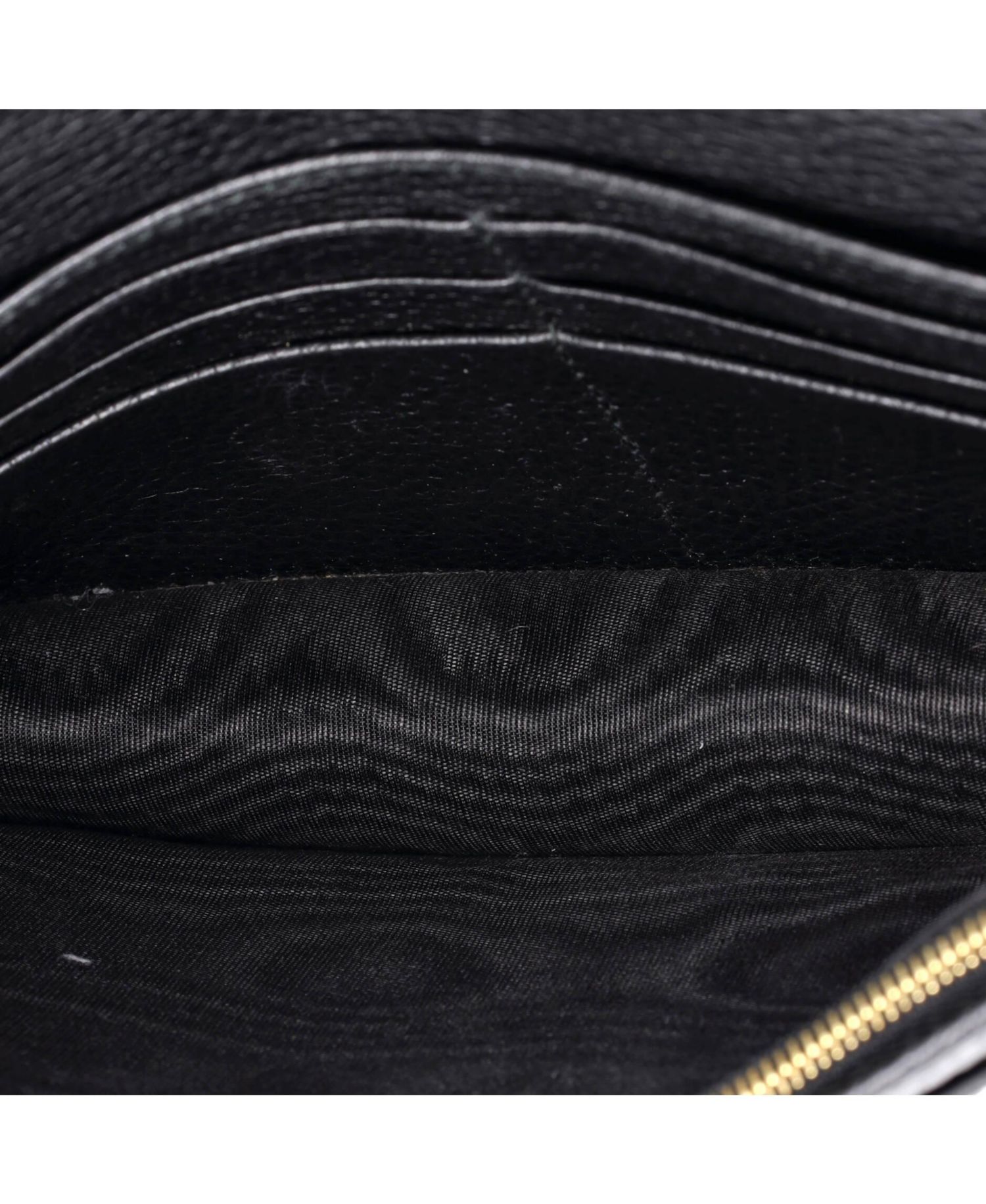 Mini Petite GG Marmont Chain Wallet Leather
