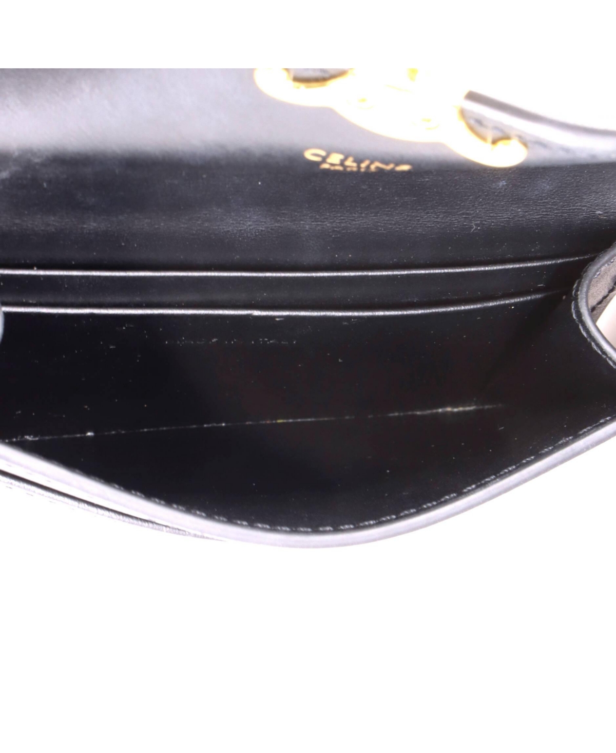 Pre-Owned Celine Triomphe Card Case Leather