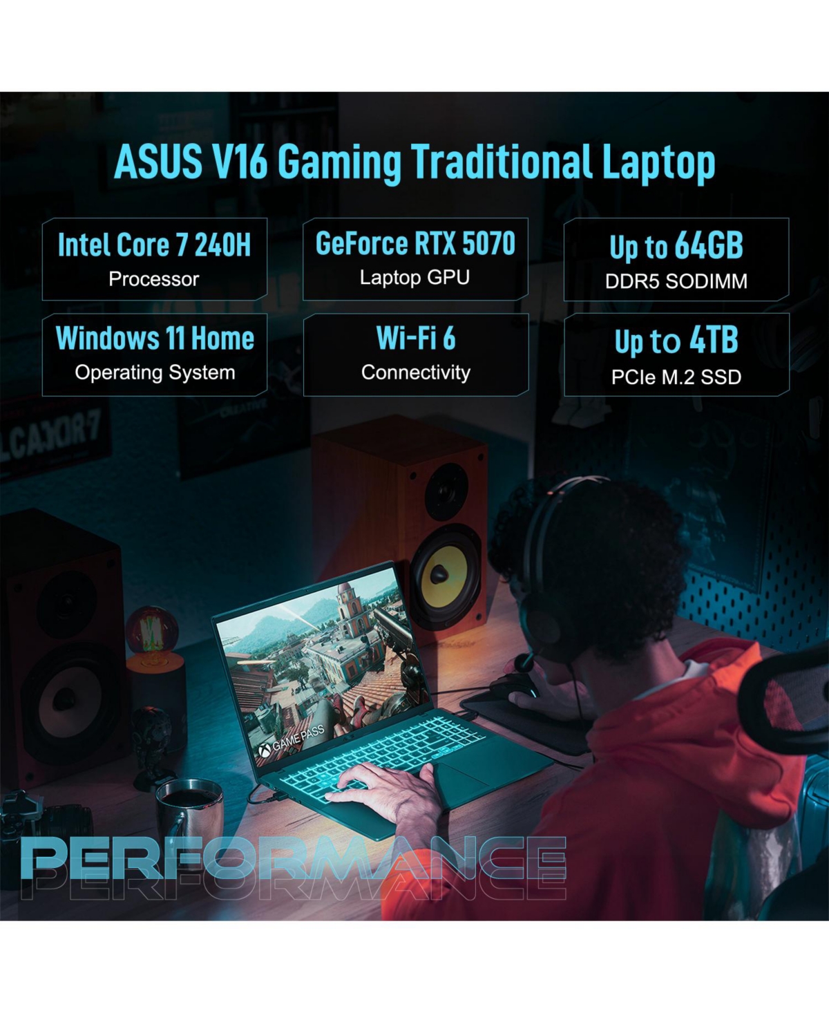 Asus V16 16" Gaming Laptop with Rtx 5070 and 144Hz