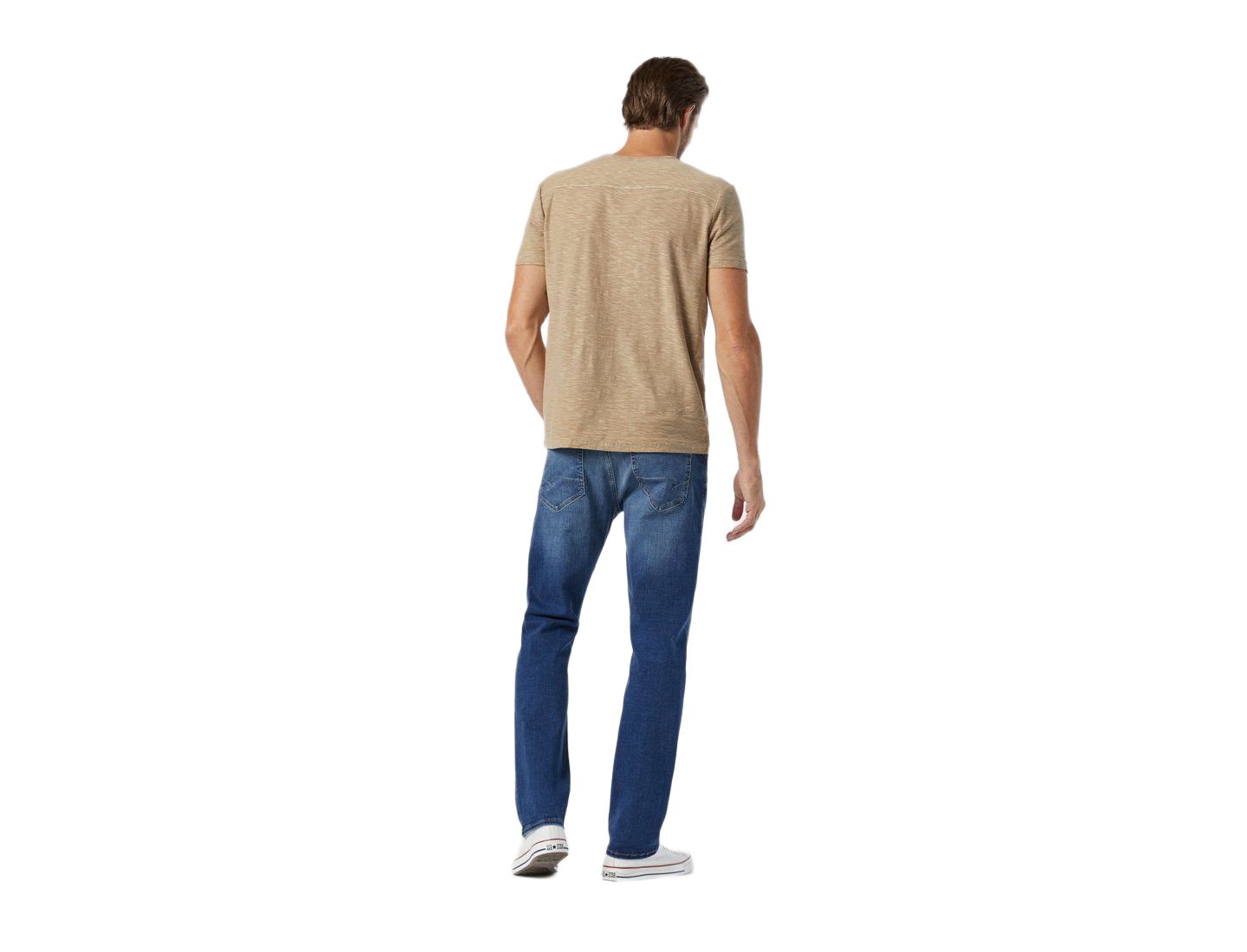 Мужские джинсы Mavi Jeans Zach Straight-Leg Stretch, цвет: Mid Brushed Organic Move — фото 3