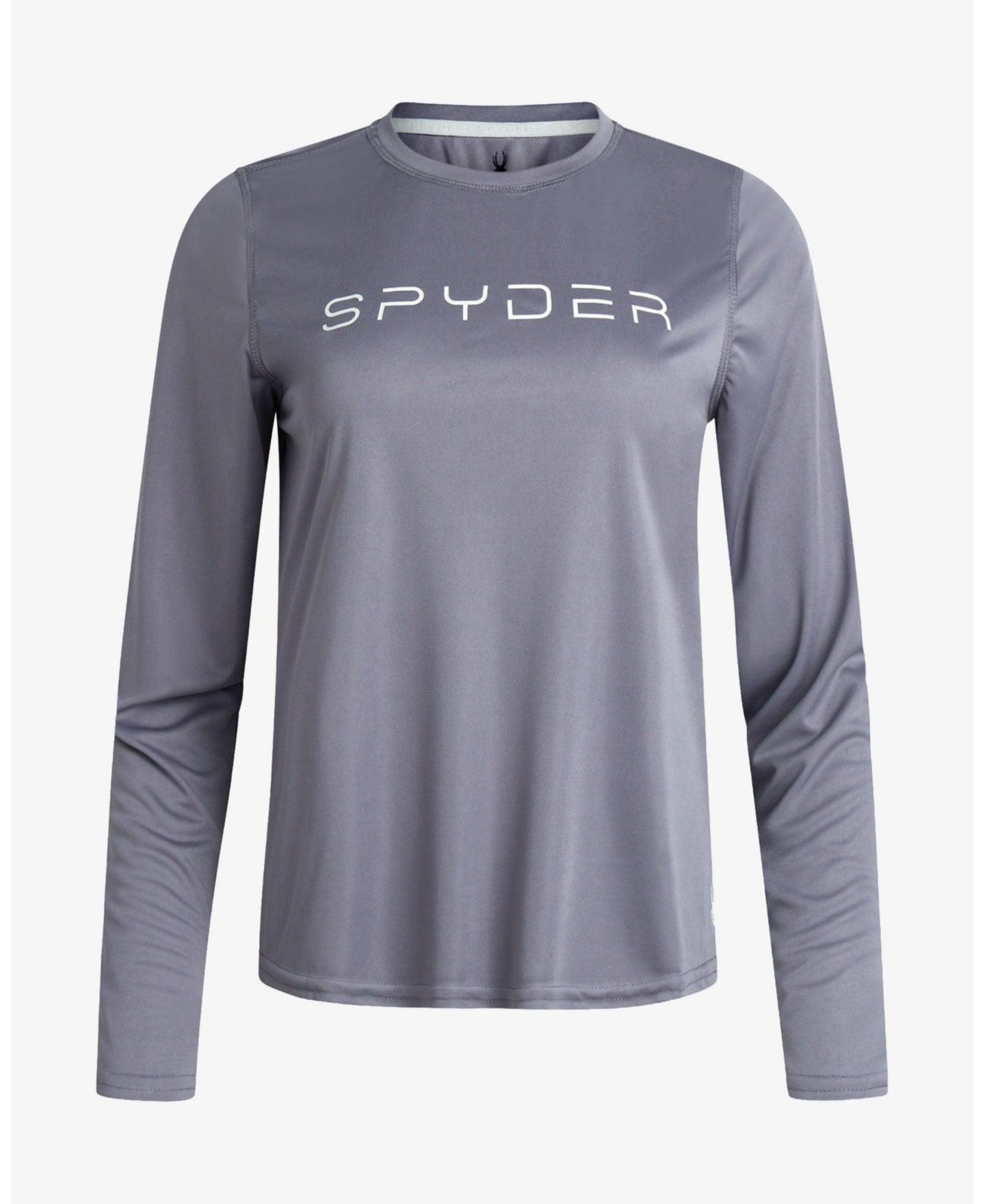 Женская футболка Spyder Long Sleeve, цвет: Тёмный серый — фото 5