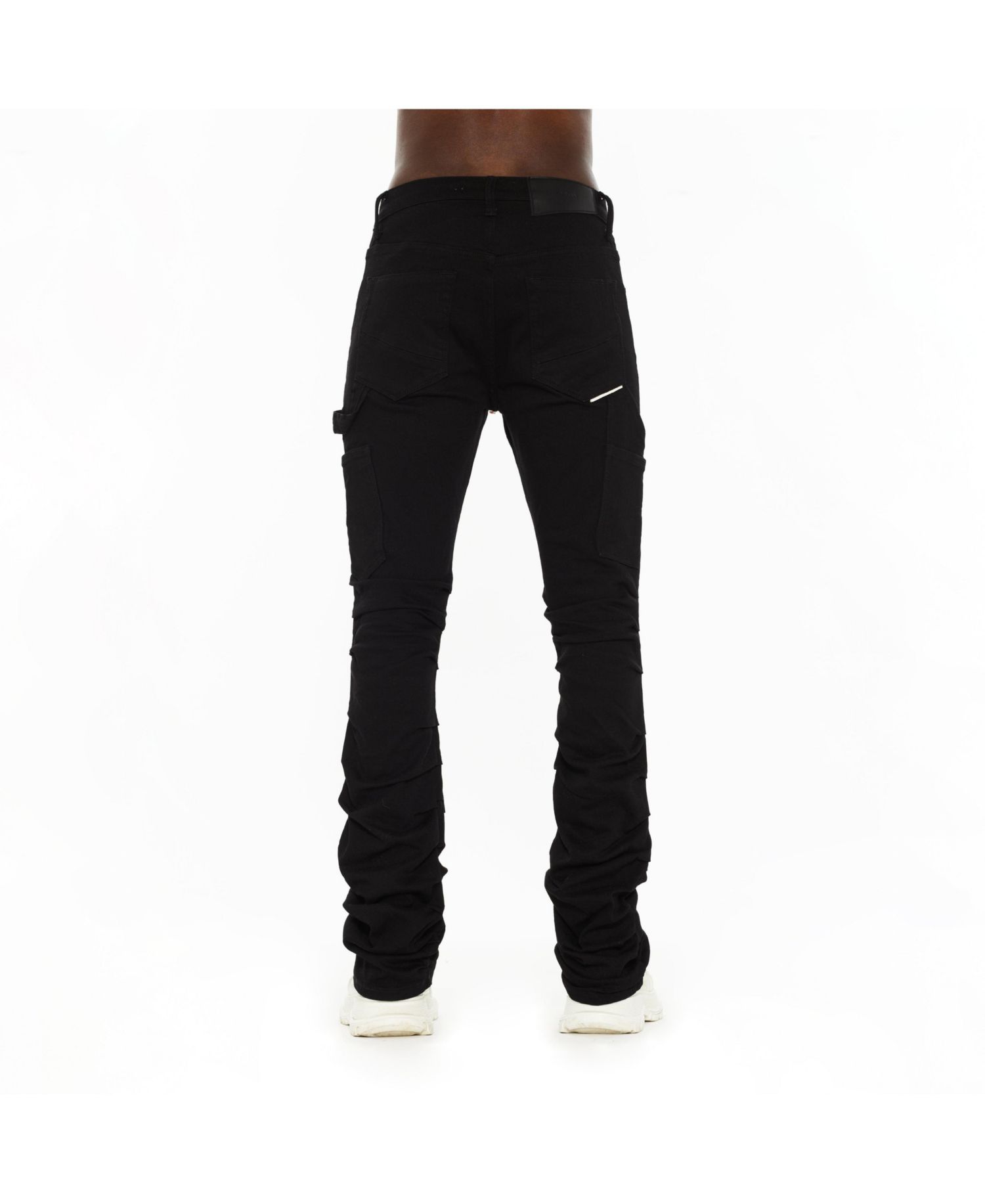 Men's Mars Loose-Fit Bootcut Cargo Denim Jeans