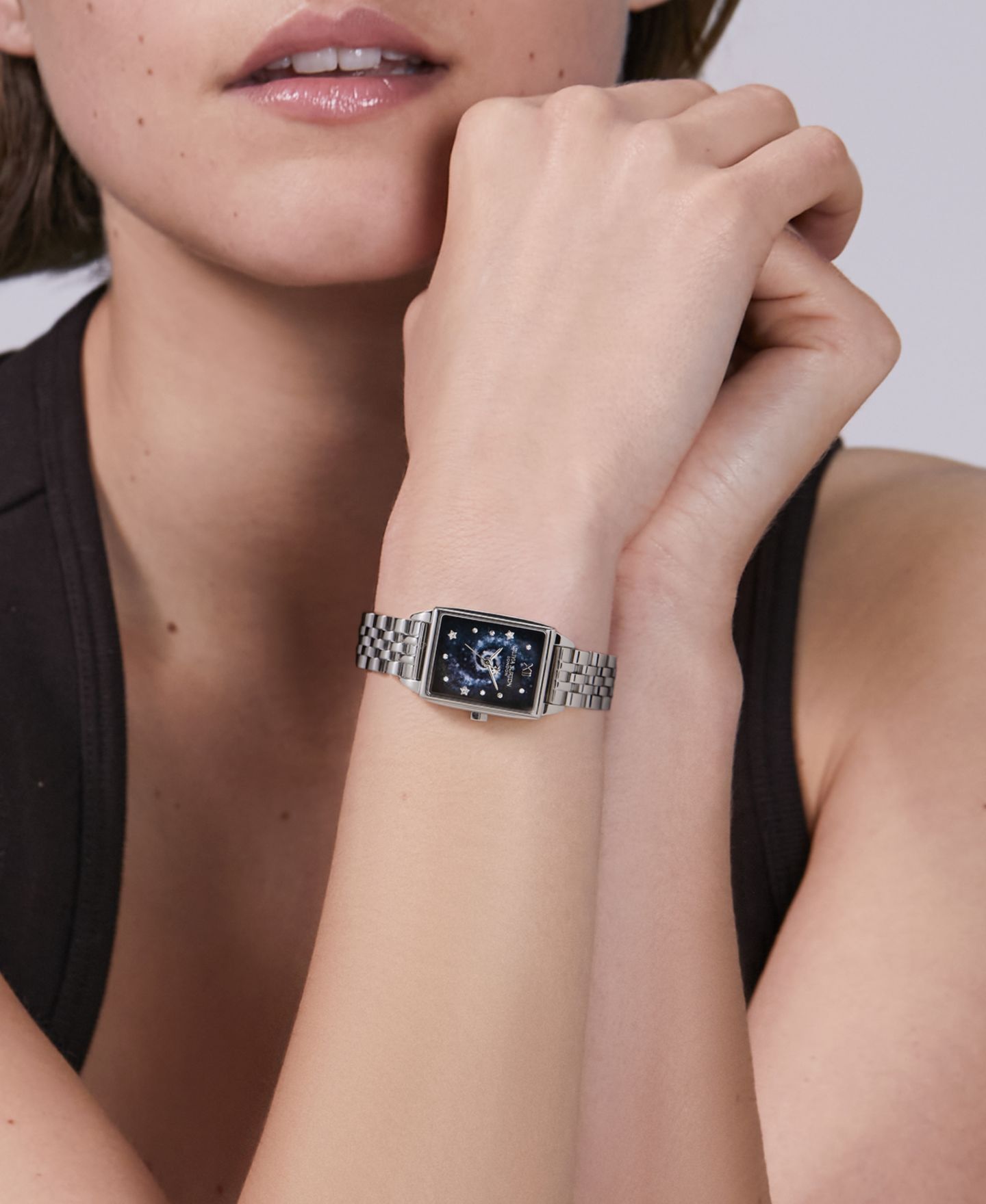 Часы Olivia Burton Celestial кварцевые, серебристый стальной браслет, 20.7 мм — фото 5
