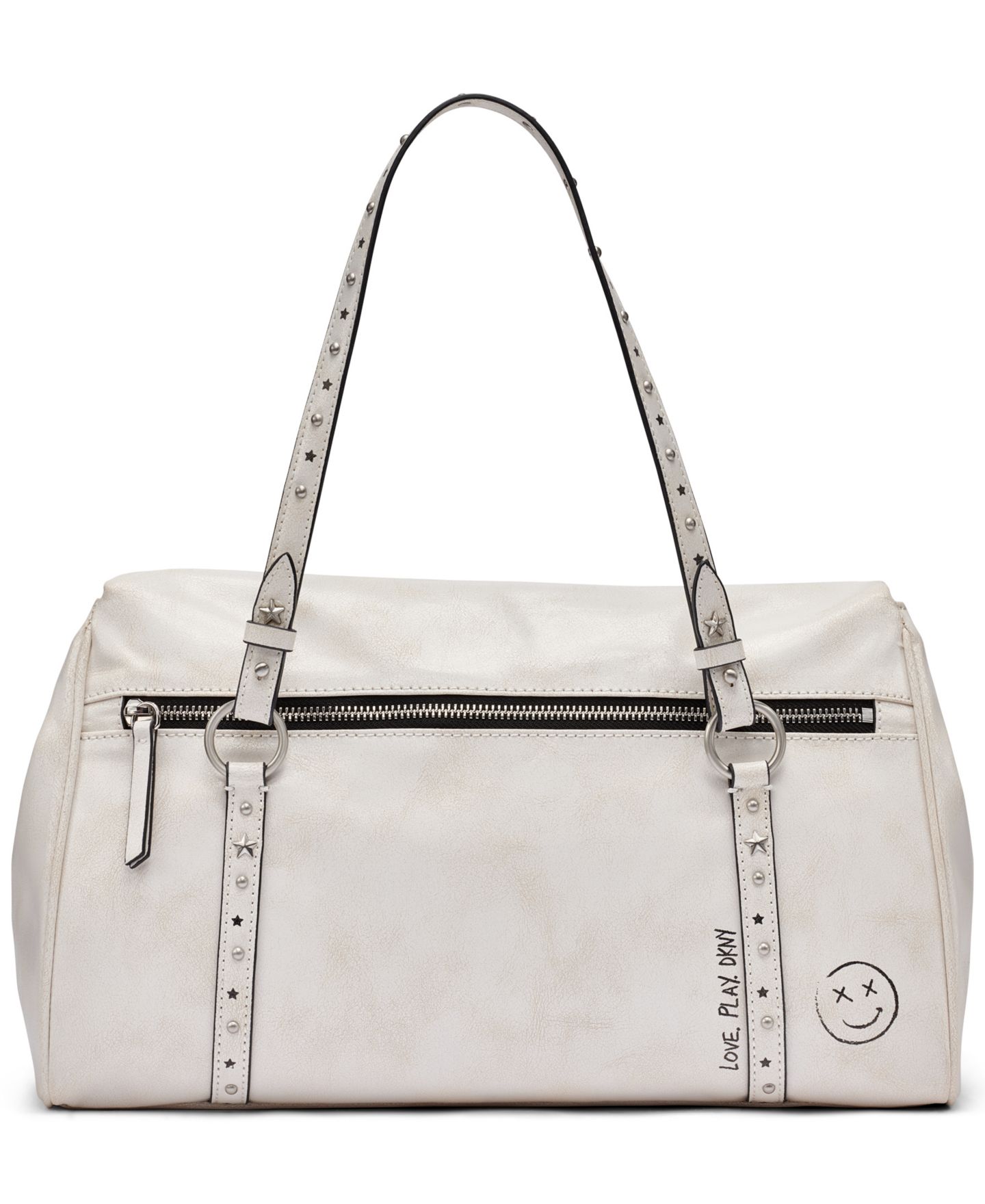Женская сумка DKNY Skye Multi-Pocket Large Satchel Handbag, цвет: Зефирный — фото 2