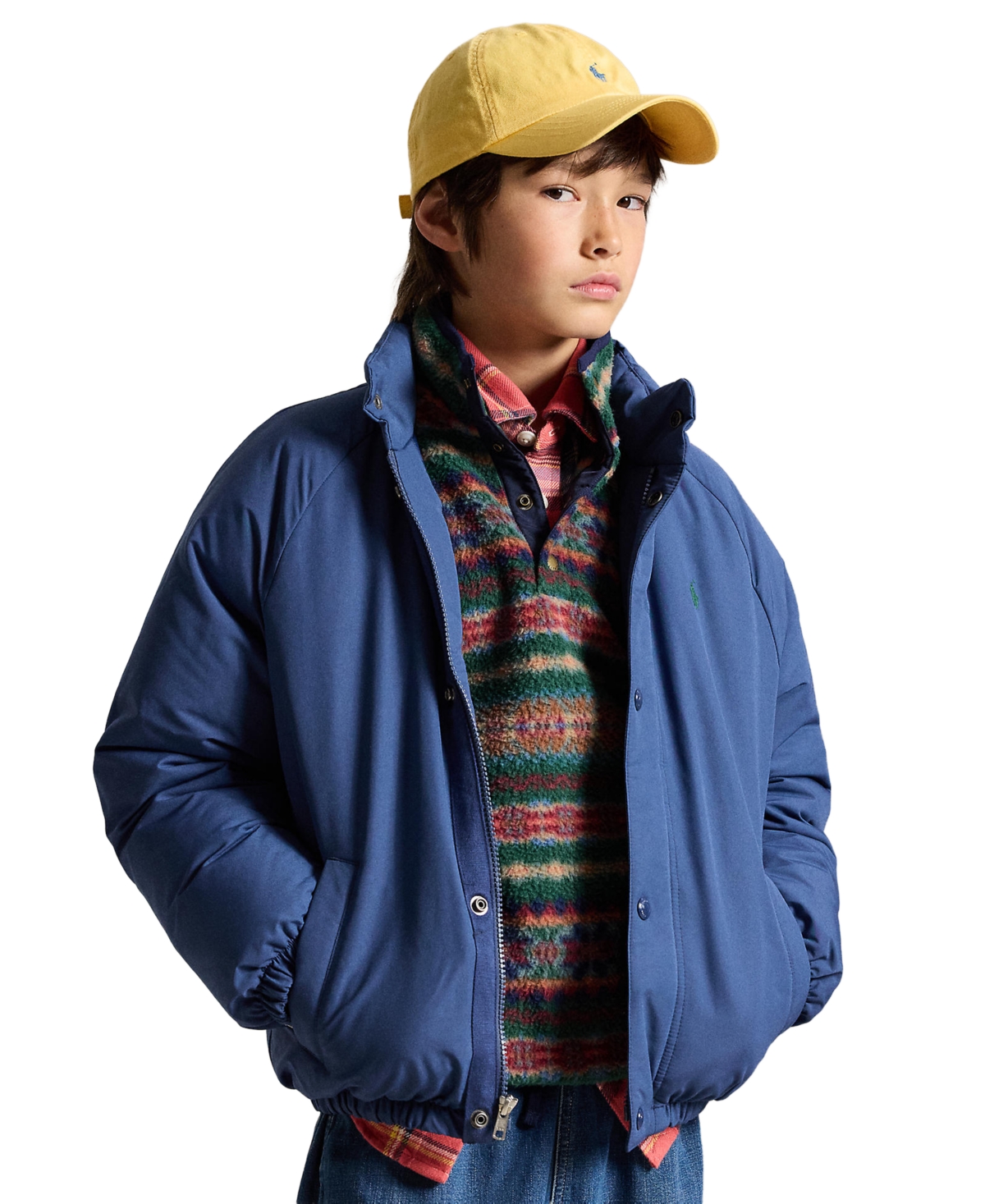 Polo Ralph Lauren Boys' 8-20 Down Mock Neck Jacket