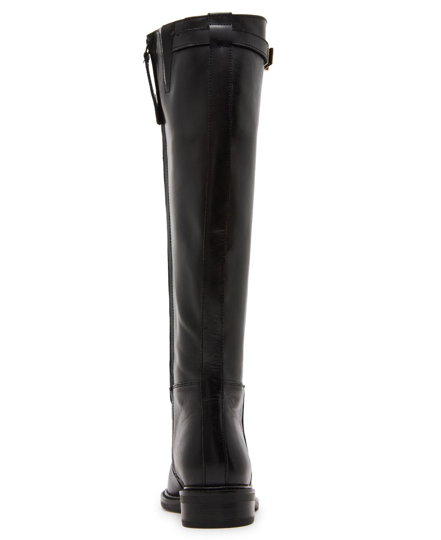 Женские кожаные сапоги для верховой езды Steve Madden Bexley до колена, цвет: Чёрный кожаный — фото 3