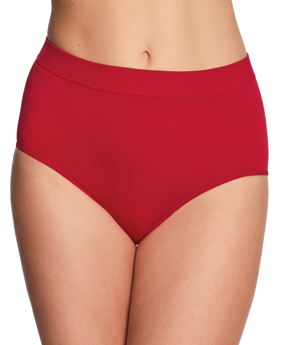Wacoal Women's B Smooth Brief Panty in Grandalia Red | Size: Medium | HerRoom.com
