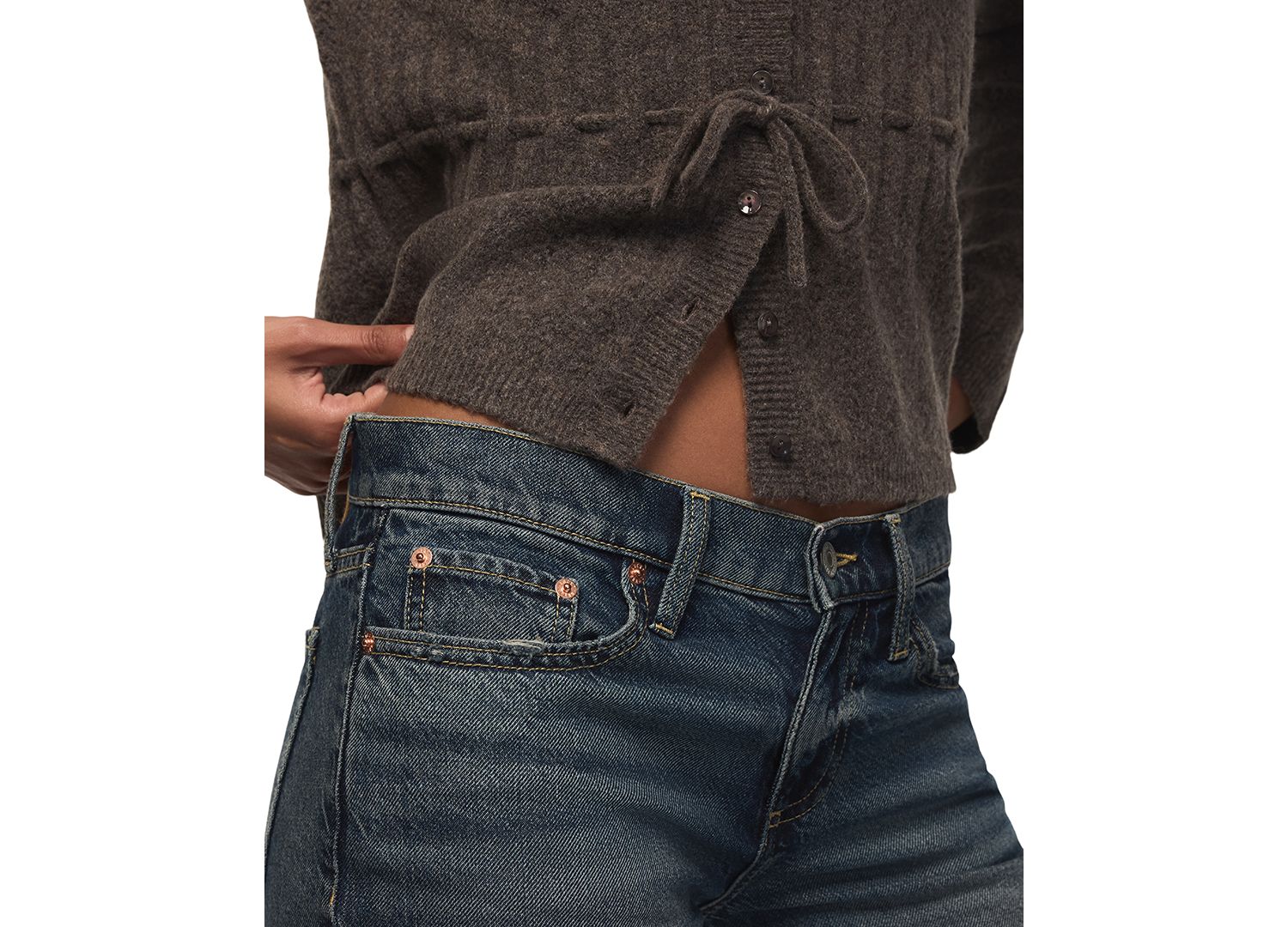 Women's Cloud Soft Babydoll Pointelle Cardigan