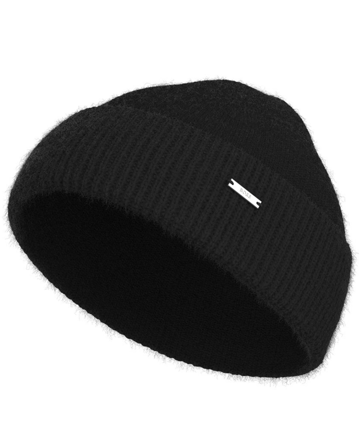 Boss Men's Ribbed Cashmere Beanie Hat