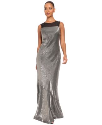 Women's Open-Back Mesh-Strap Fitted Midi Dress