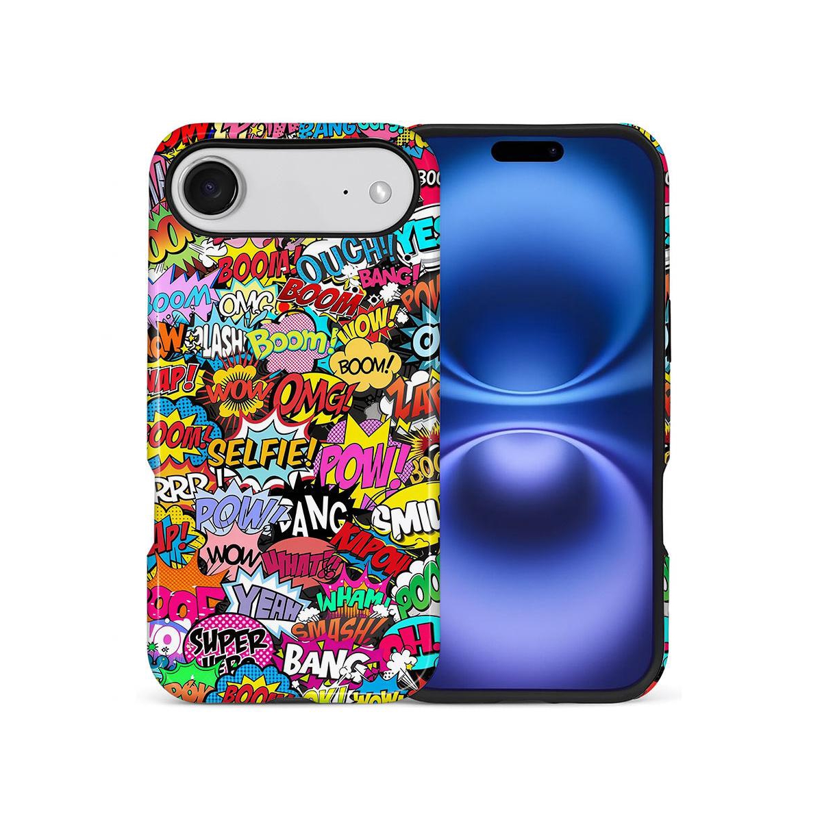 Lisen Comic Boom 2-Layer Anti-Slip Grip Phone Case Compatible with Apple iPhone 14 Pro Max - Comic boom for iphone air
