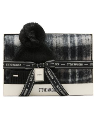 English Plaid 2-Piece Beanie and Scarf Set
