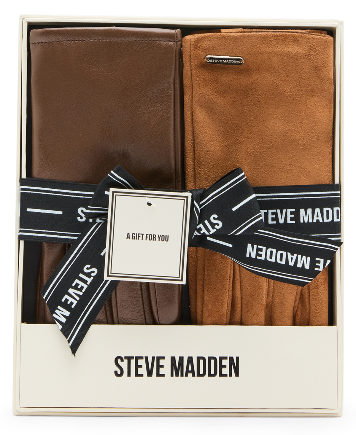 Steve Madden 2-Piece Trendy Gloves Set
