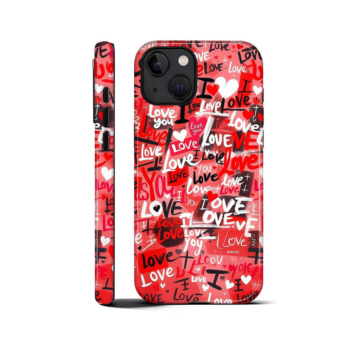 Lisen Phone Case Compatible with Apple iPhone Air, 2-Layer Durable, Love Overload - Love overload for iphone 14