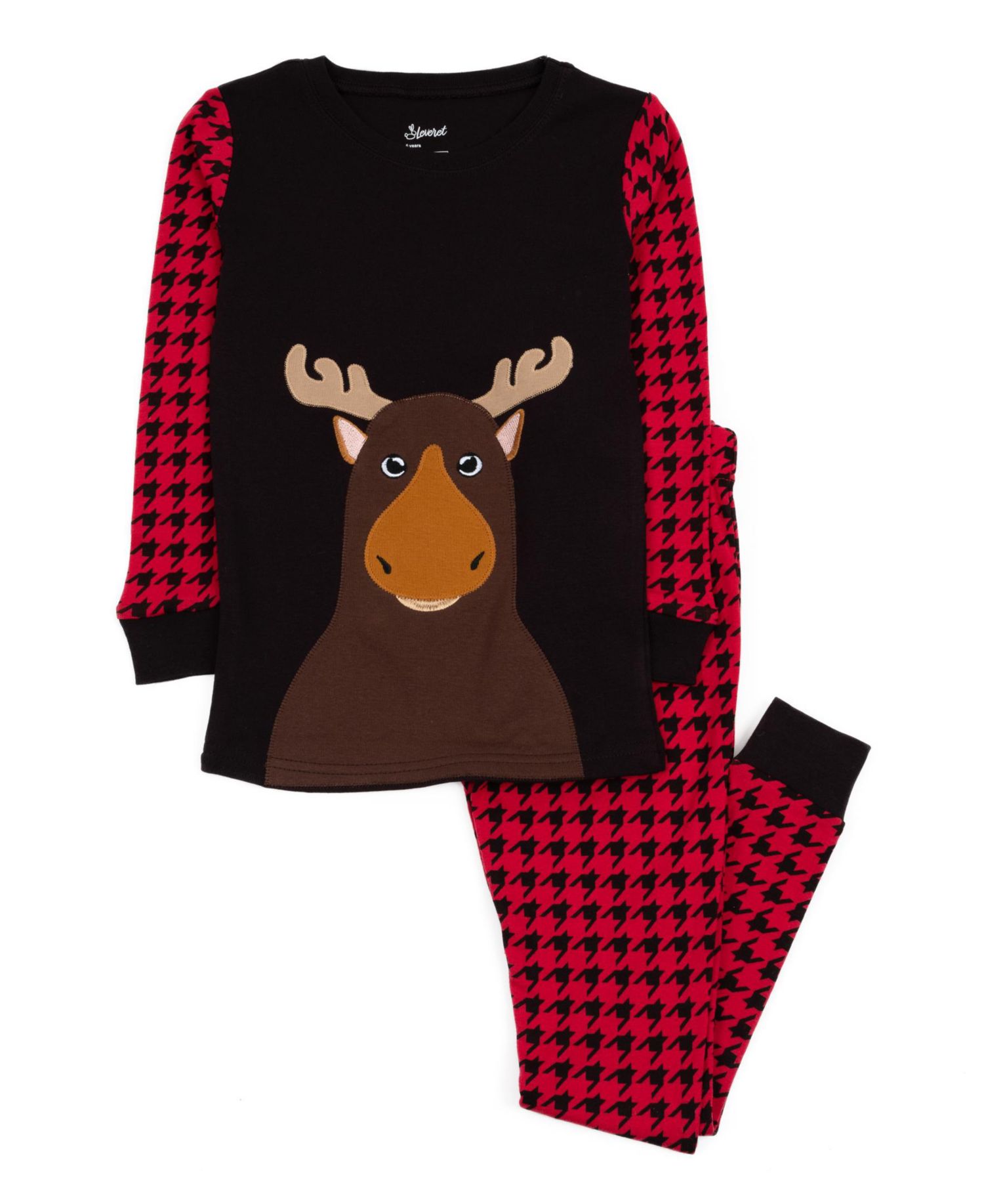 Moose Красный & Чёрный Houndstooth