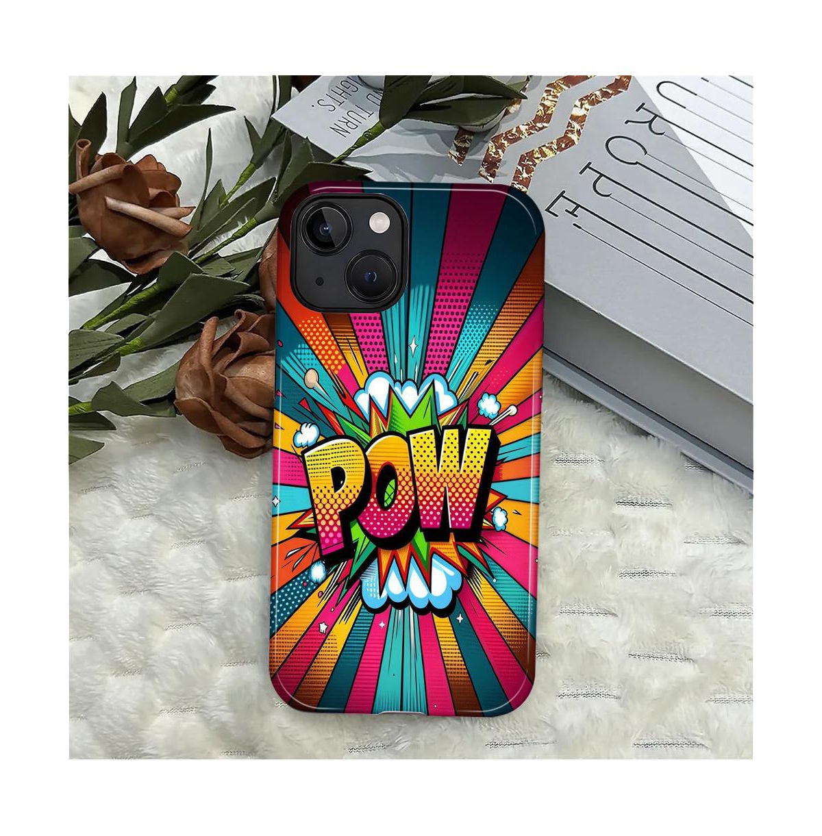Lisen Phone Case Compatible with Apple iPhone, 2-Layer Durable, Pow Burst
