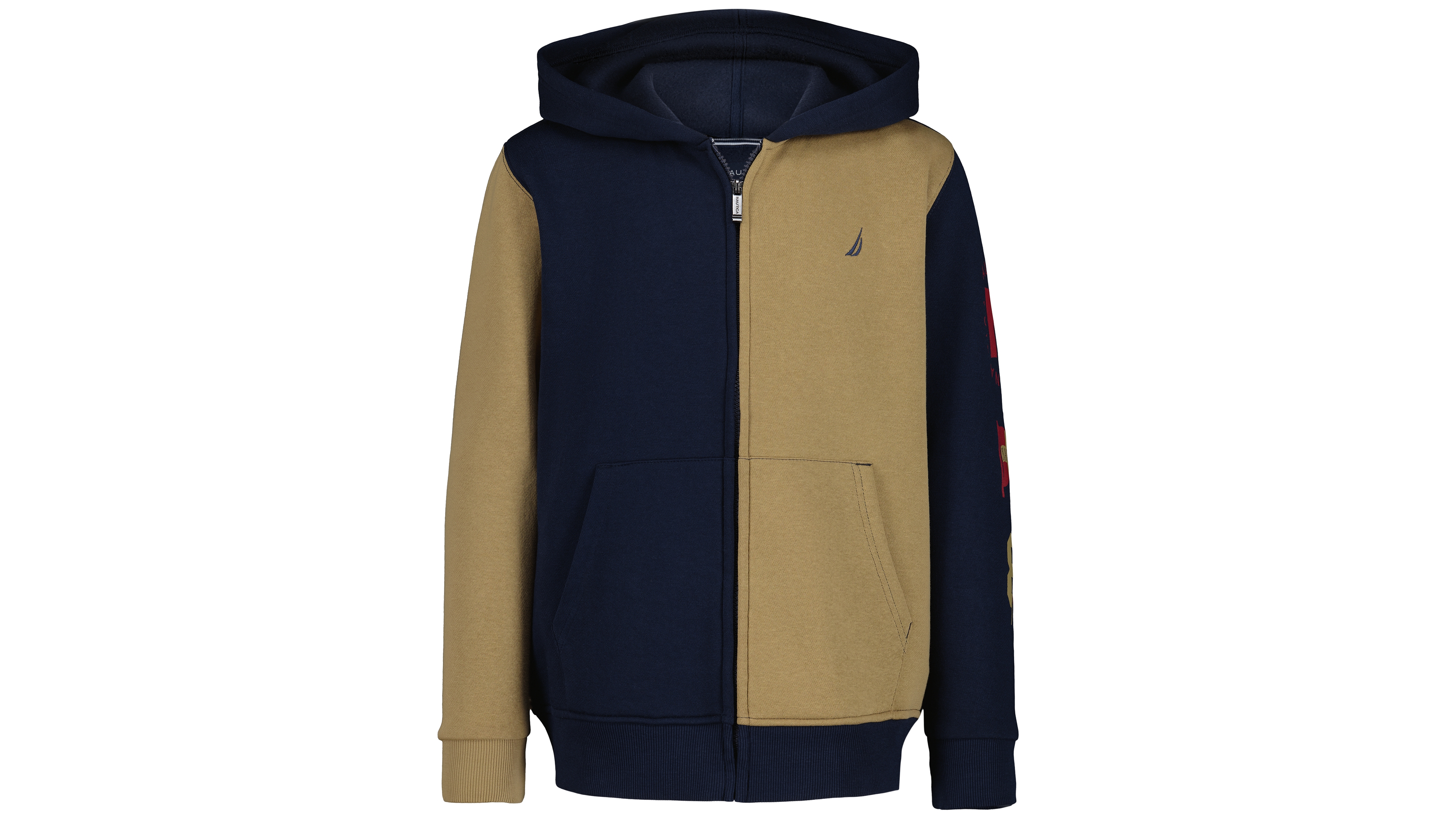 Nautica Boys' Colorblock Full-Zip Hoodie