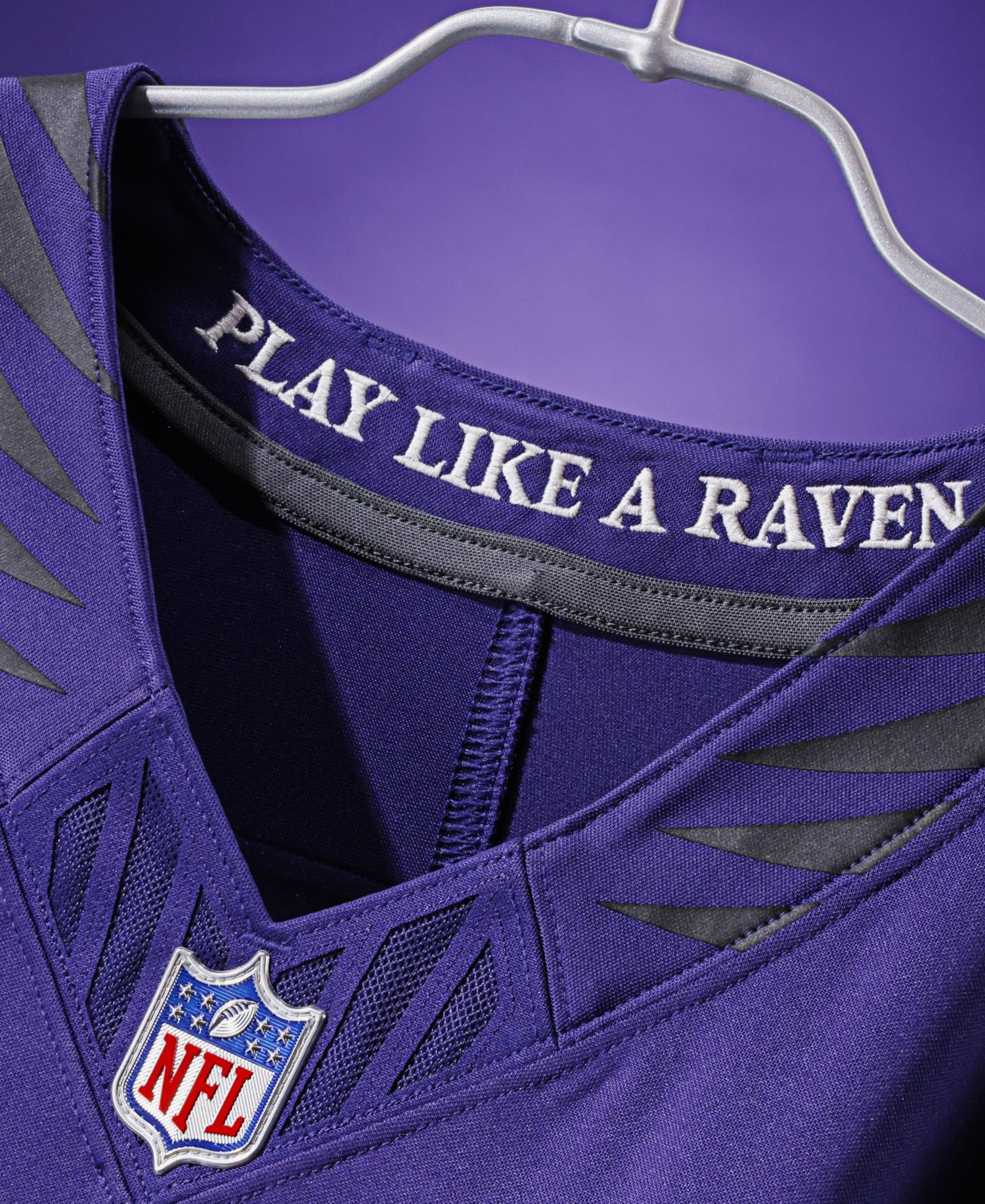 Men's Roquan Smith Purple Baltimore Ravens Team Vapor F.U.S.E. Stitched Limited Jersey