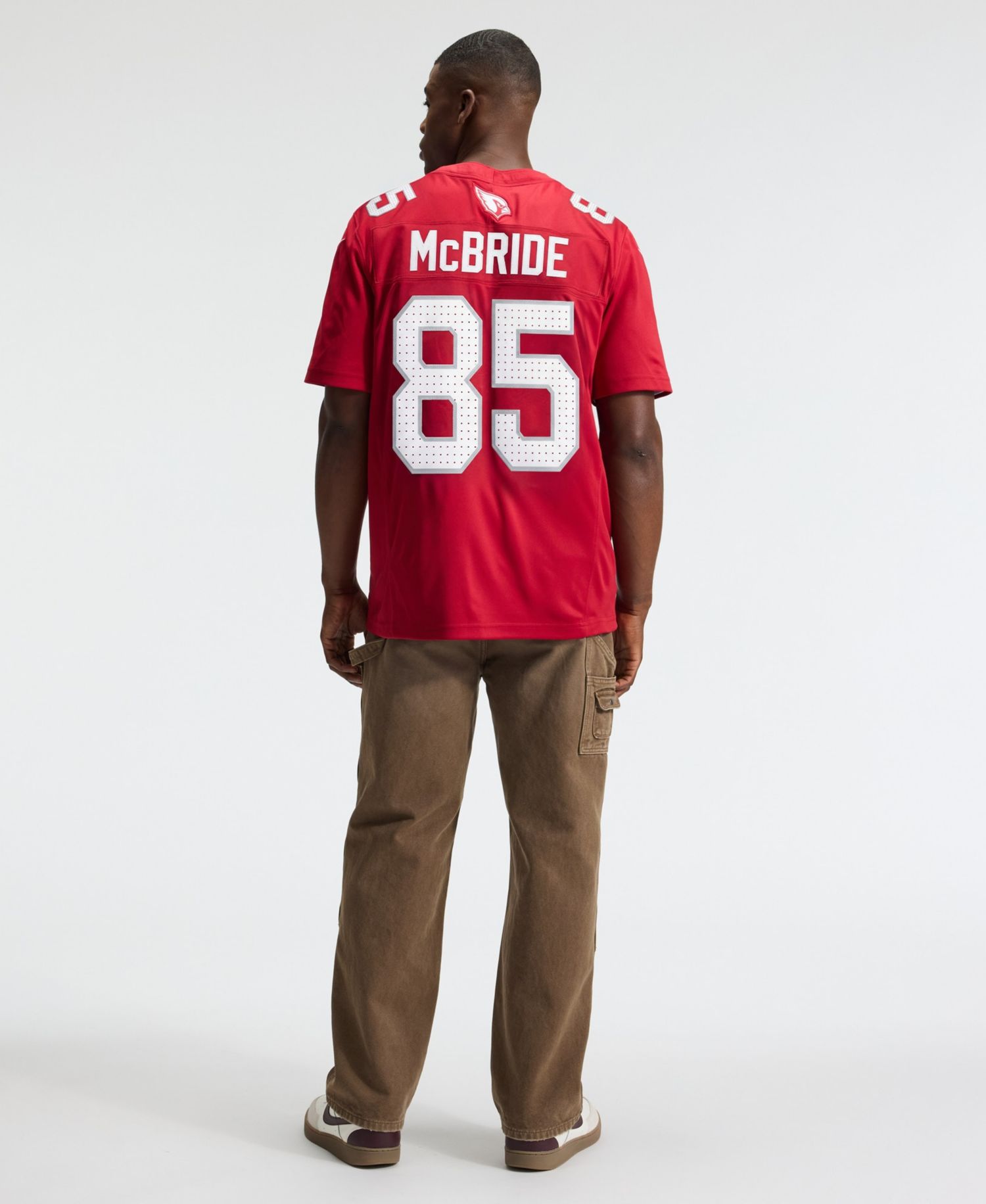 Men's Trey McBride Cardinal Arizona Cardinals Team Vapor F.U.S.E. Stitched Limited Jersey