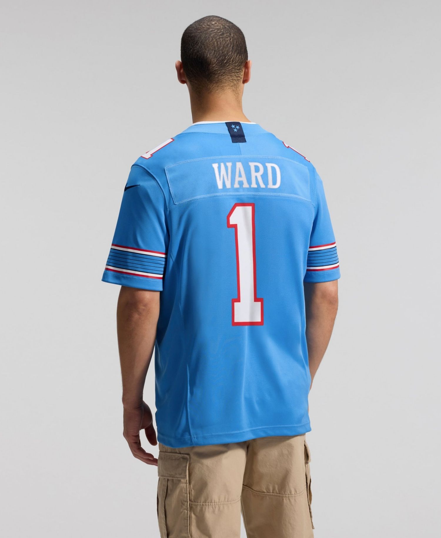 Men's Cameron Ward Light Blue Tennessee Titans Vapor F.U.S.E. Stitched Limited Jersey