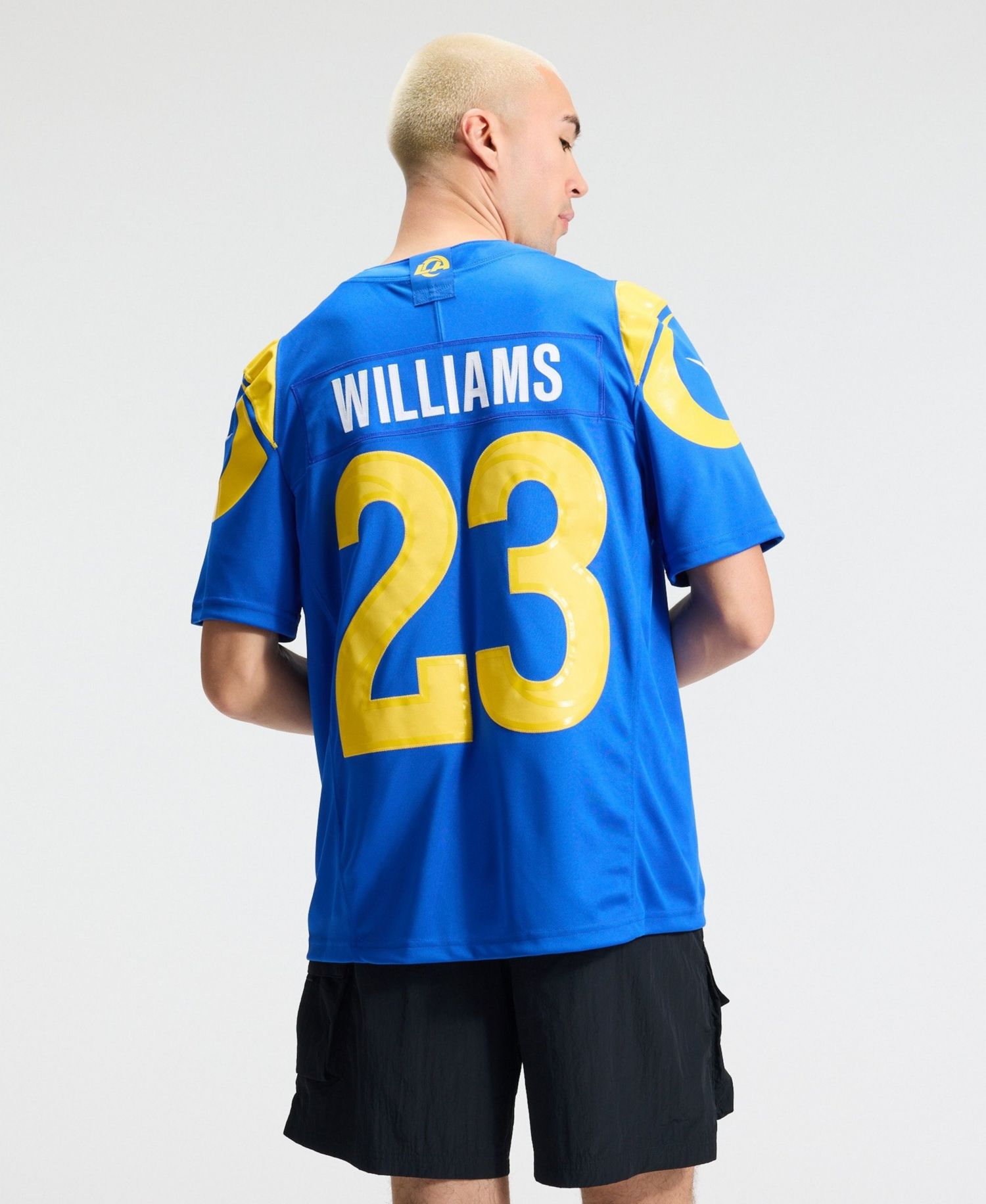 Men's Kyren Williams Royal Los Angeles Rams Vapor F.U.S.E. Stitched Limited Jersey