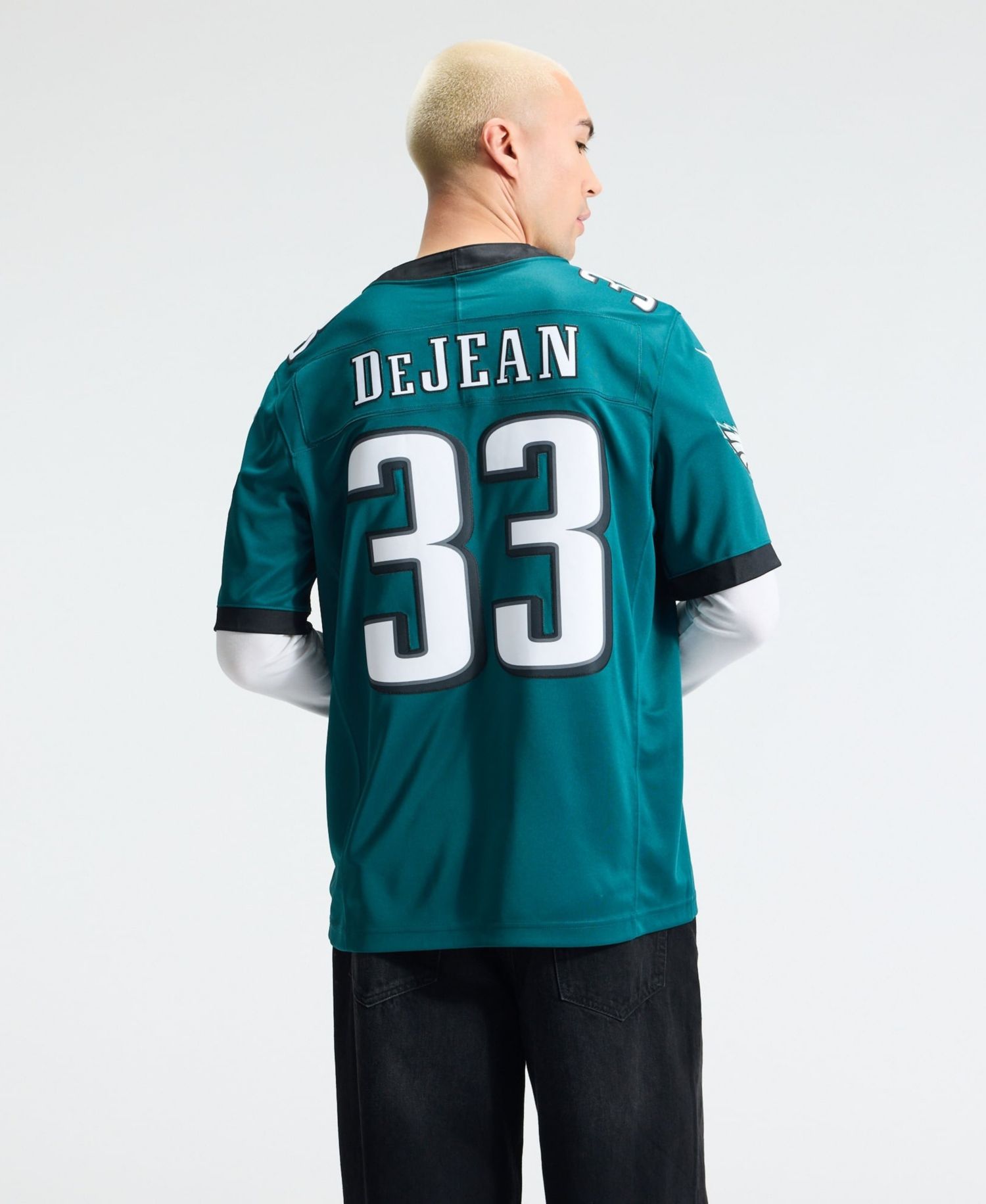 Men's Cooper DeJean Midnight Green Philadelphia Eagles Vapor F.U.S.E. Stitched Limited Jersey