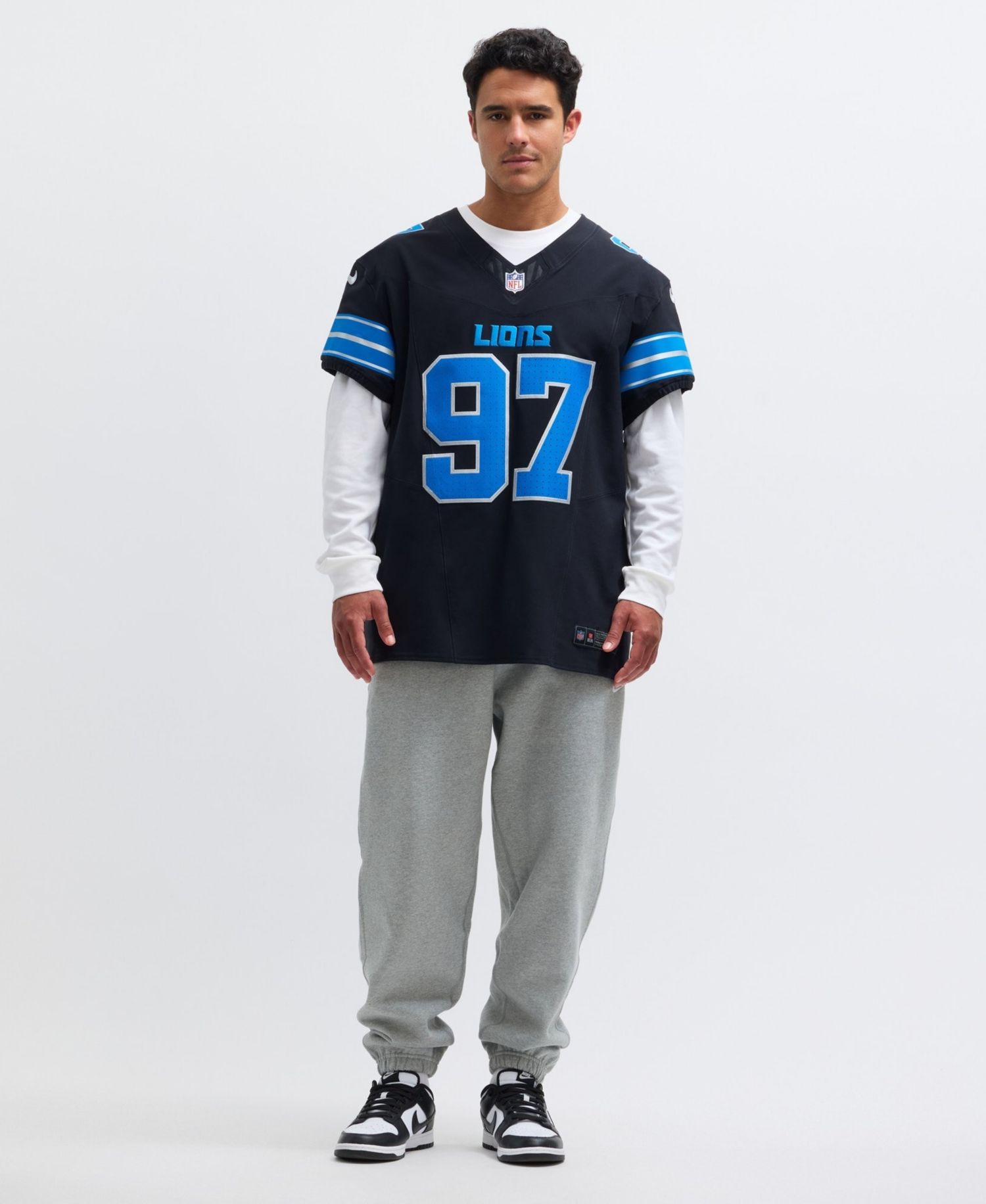 Men's Aidan Hutchinson Black Detroit Lions Alternate Vapor F.U.S.E. Elite Jersey