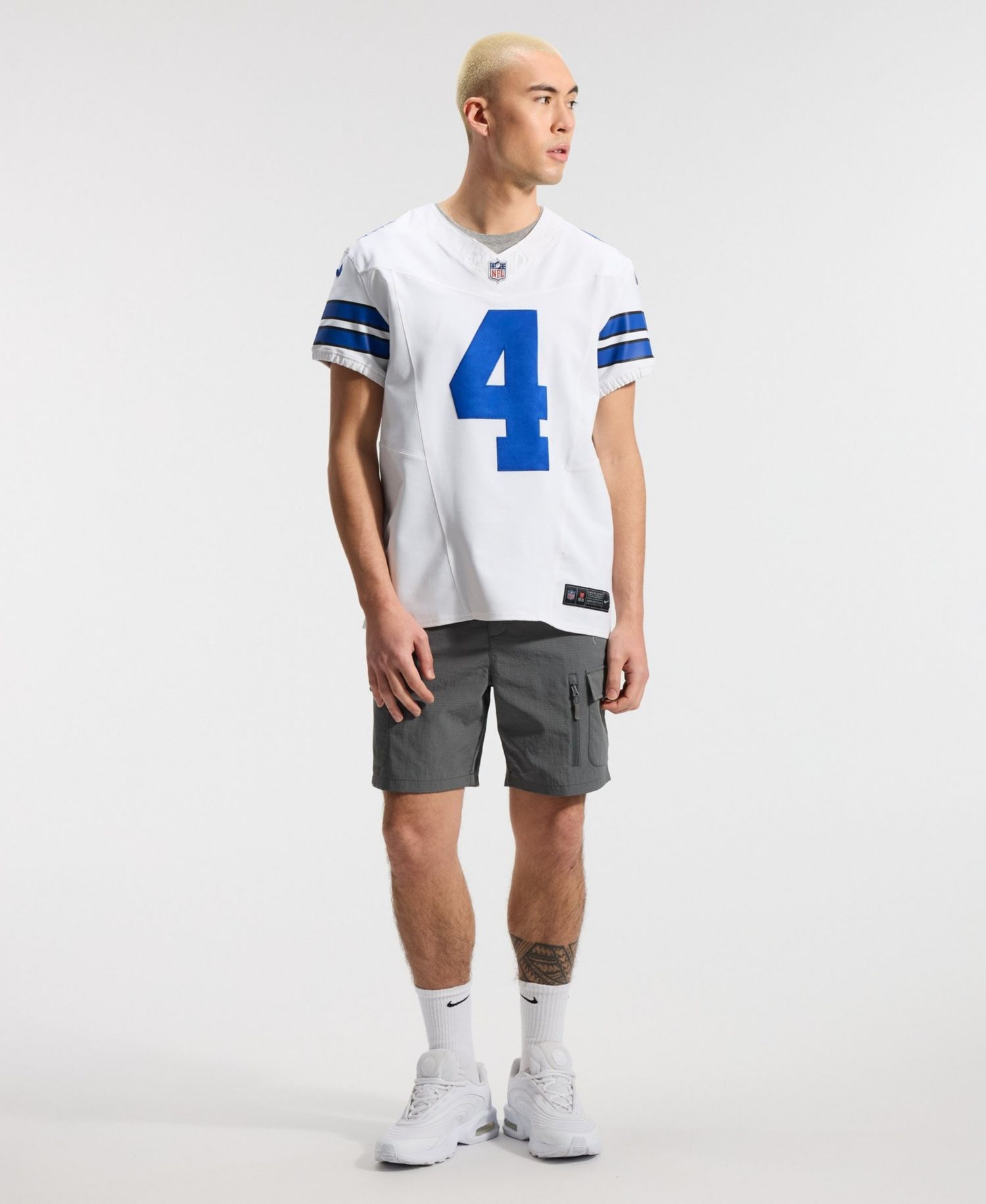 Men's Dak Prescott White Dallas Cowboys Vapor F.U.S.E. Elite Jersey