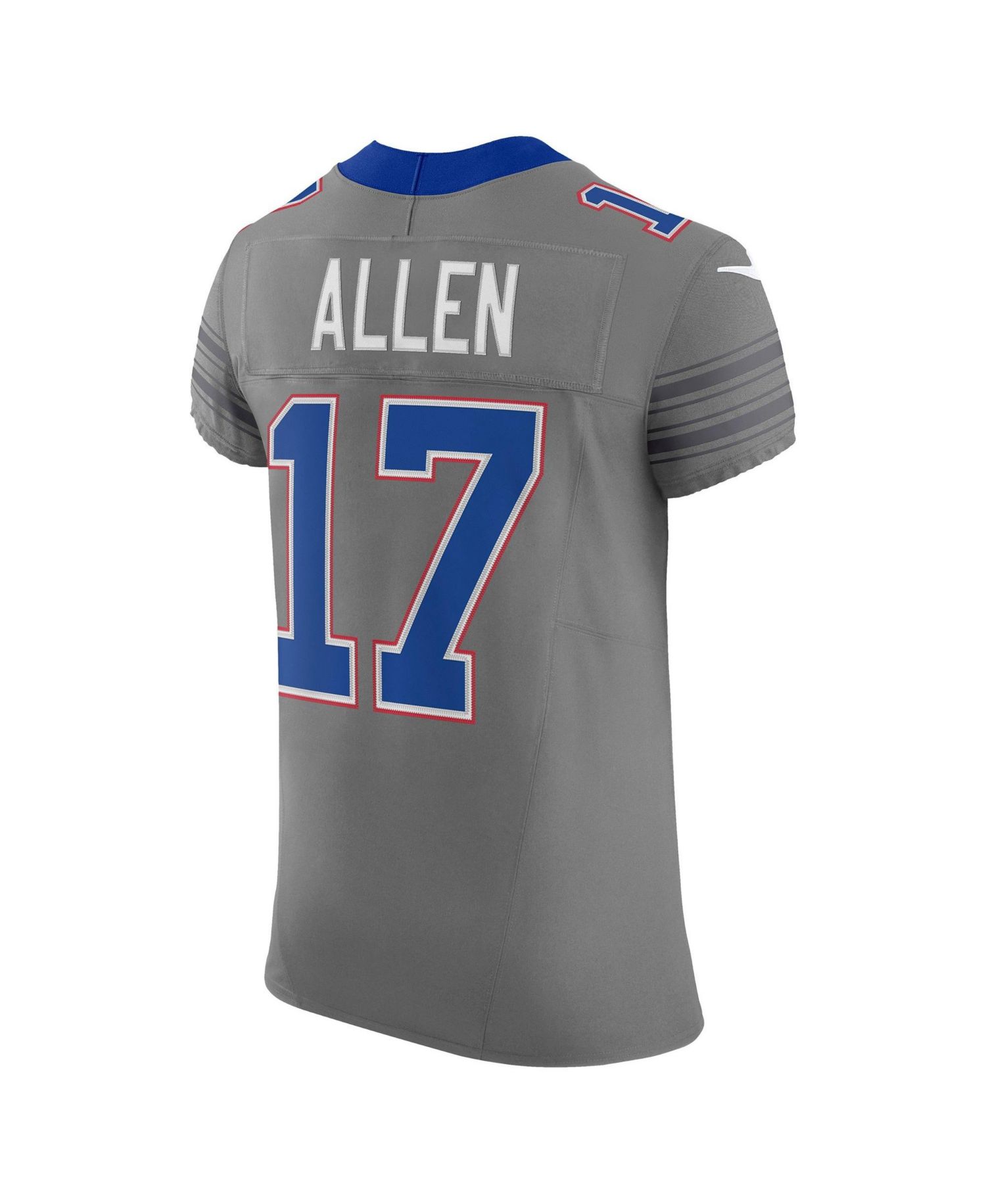 Men's Josh Allen Gray Buffalo Bills Nickel City Vapor F.U.S.E. Elite Jersey